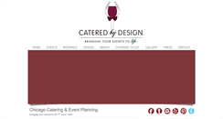 Desktop Screenshot of cateredbydesign.com